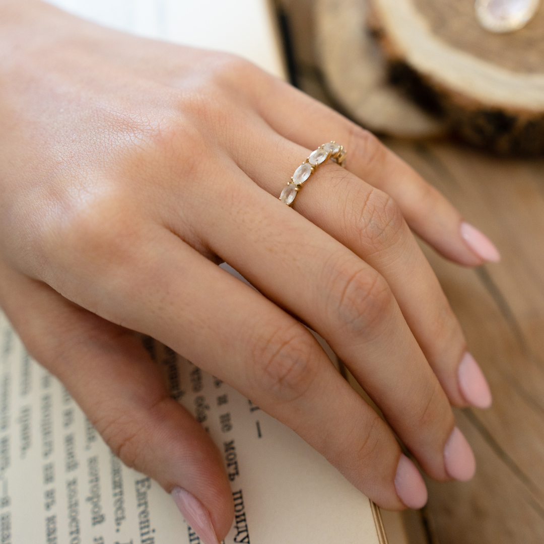 Eternity Crystal Quartz Ring