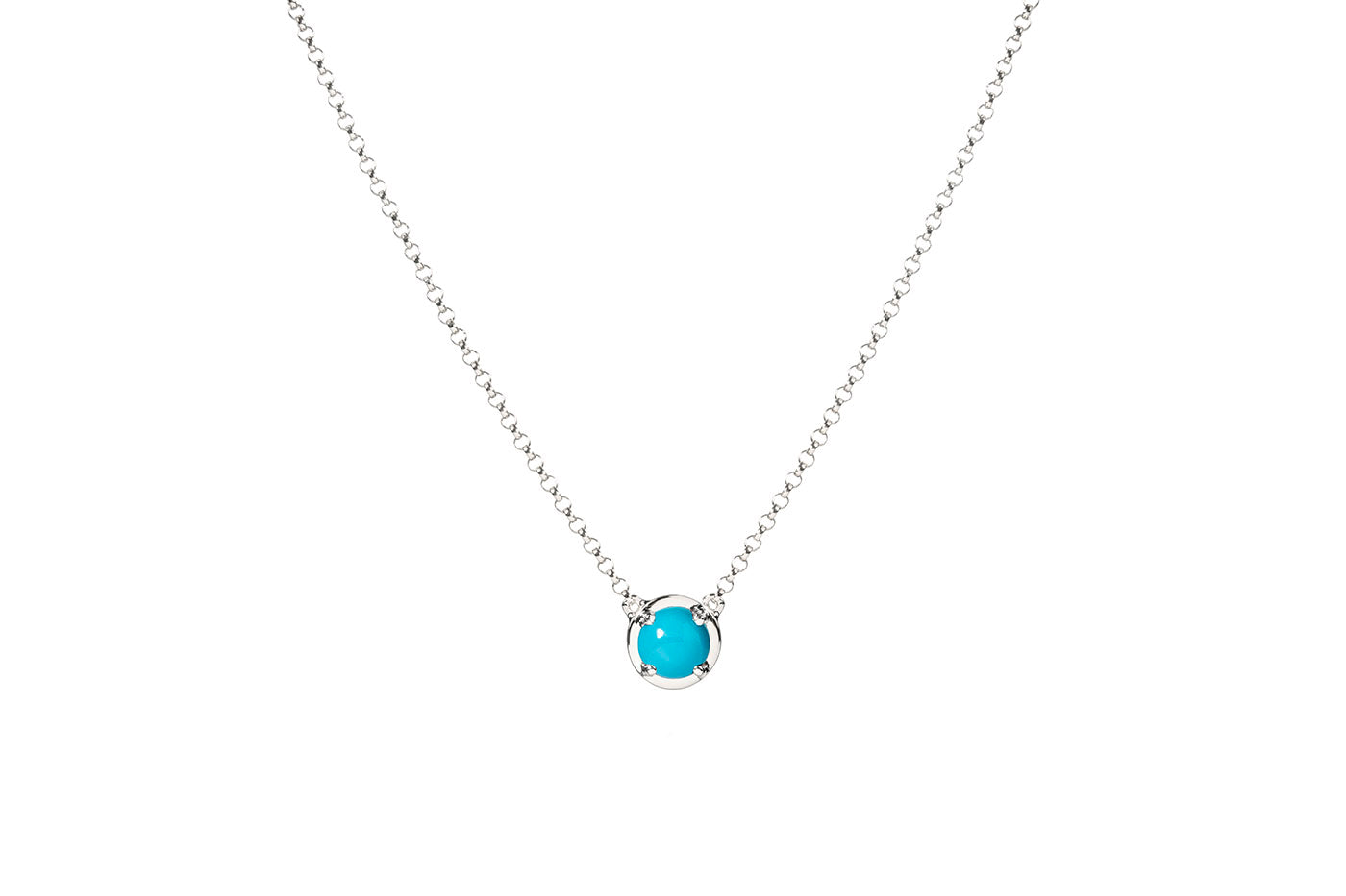 Turquoise December Birthstone Necklace