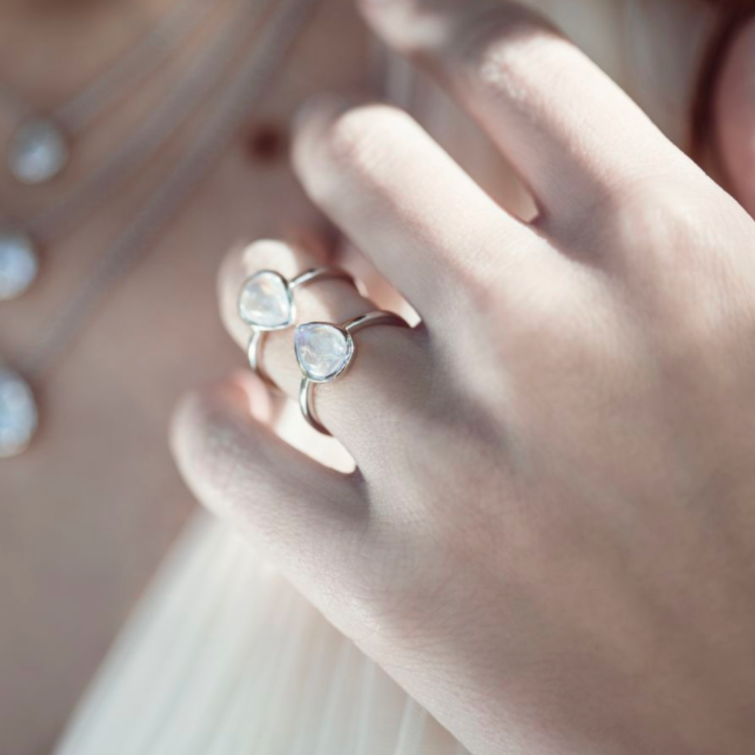 Enigma Moonstone Ring