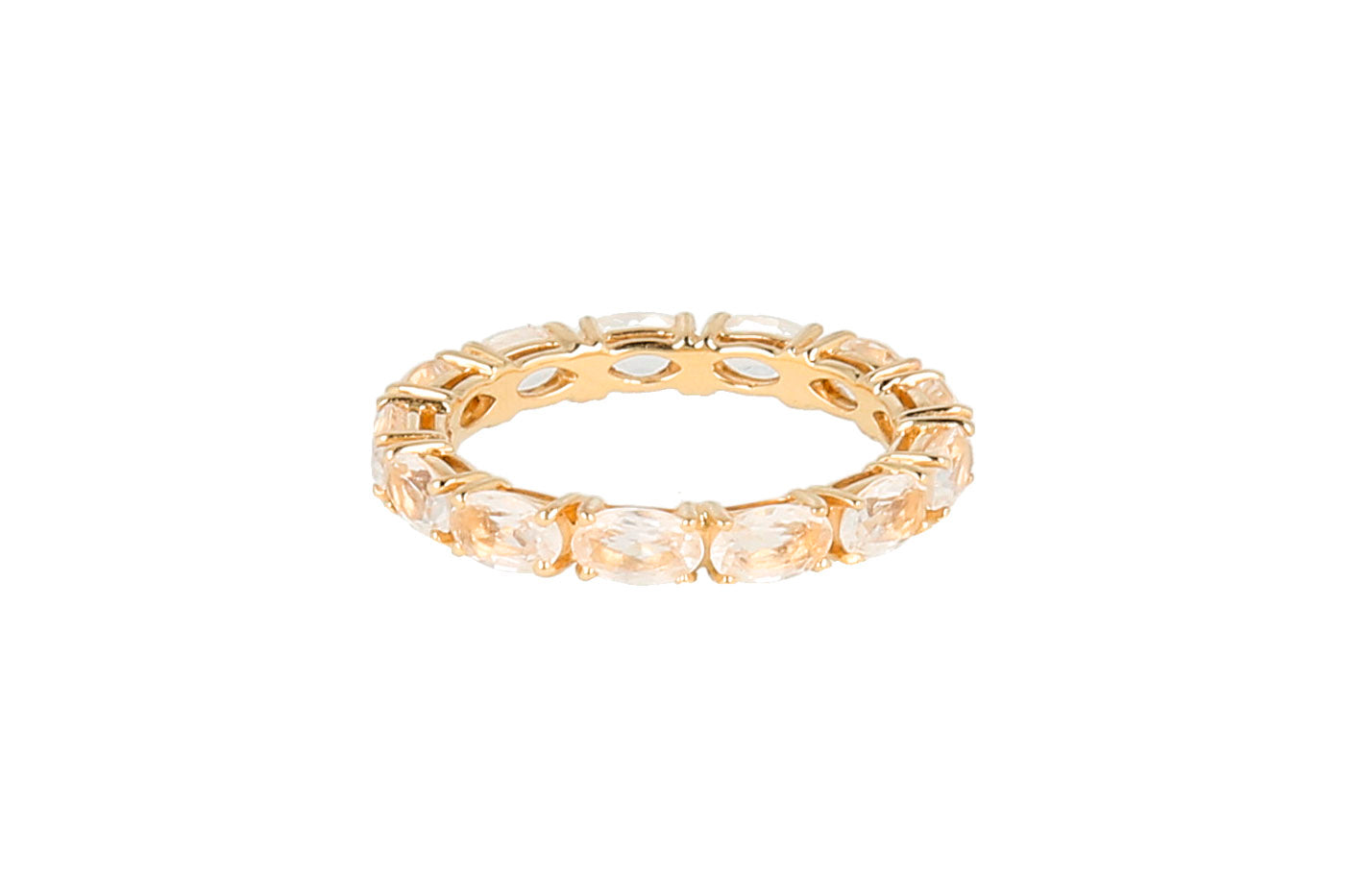 Eternity Crystal Quartz Ring