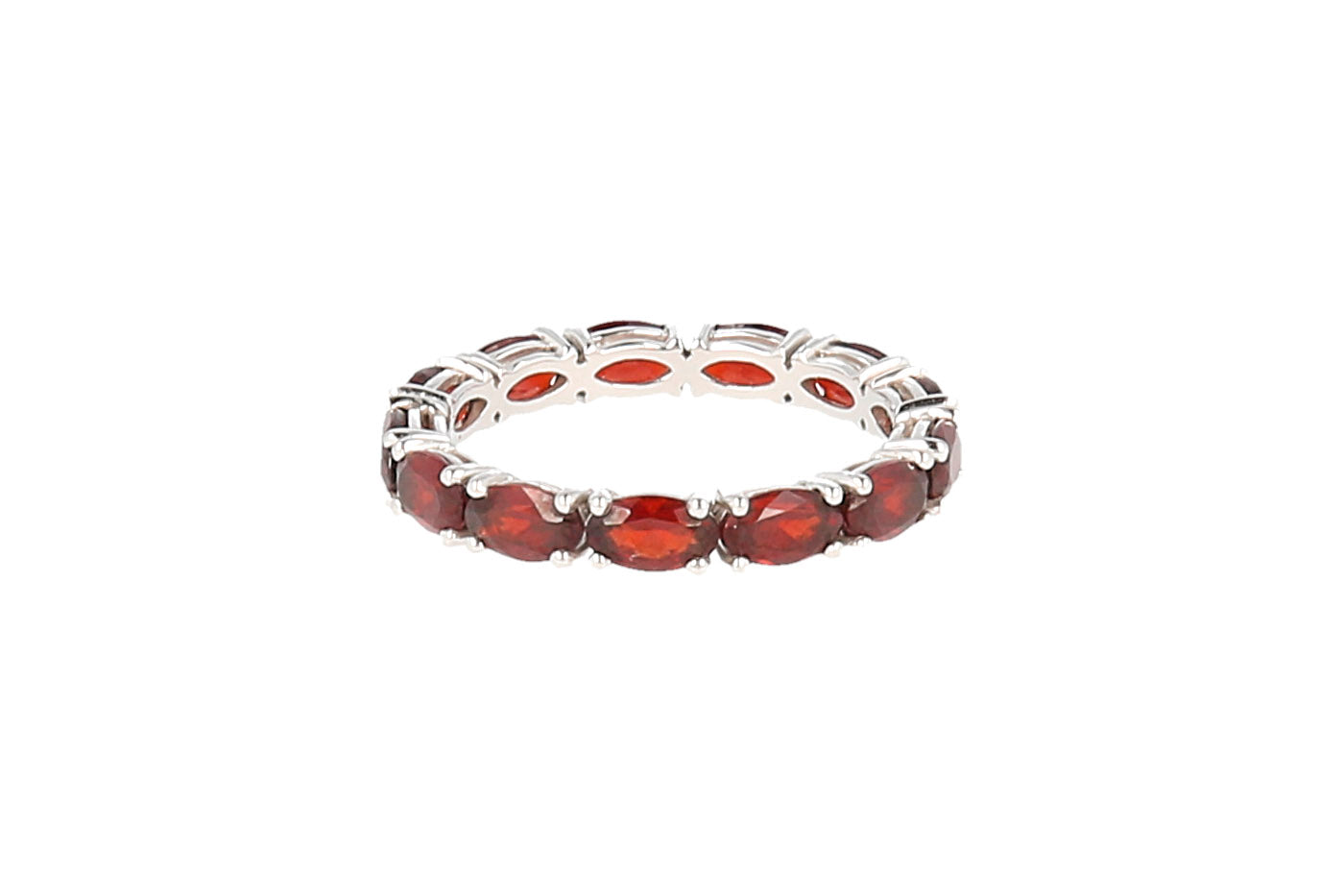 Eternity Garnet Ring