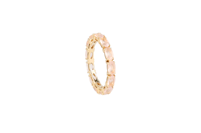 Eternity Rose Quartz Ring