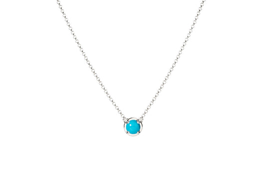 Turquoise December Birthstone Necklace