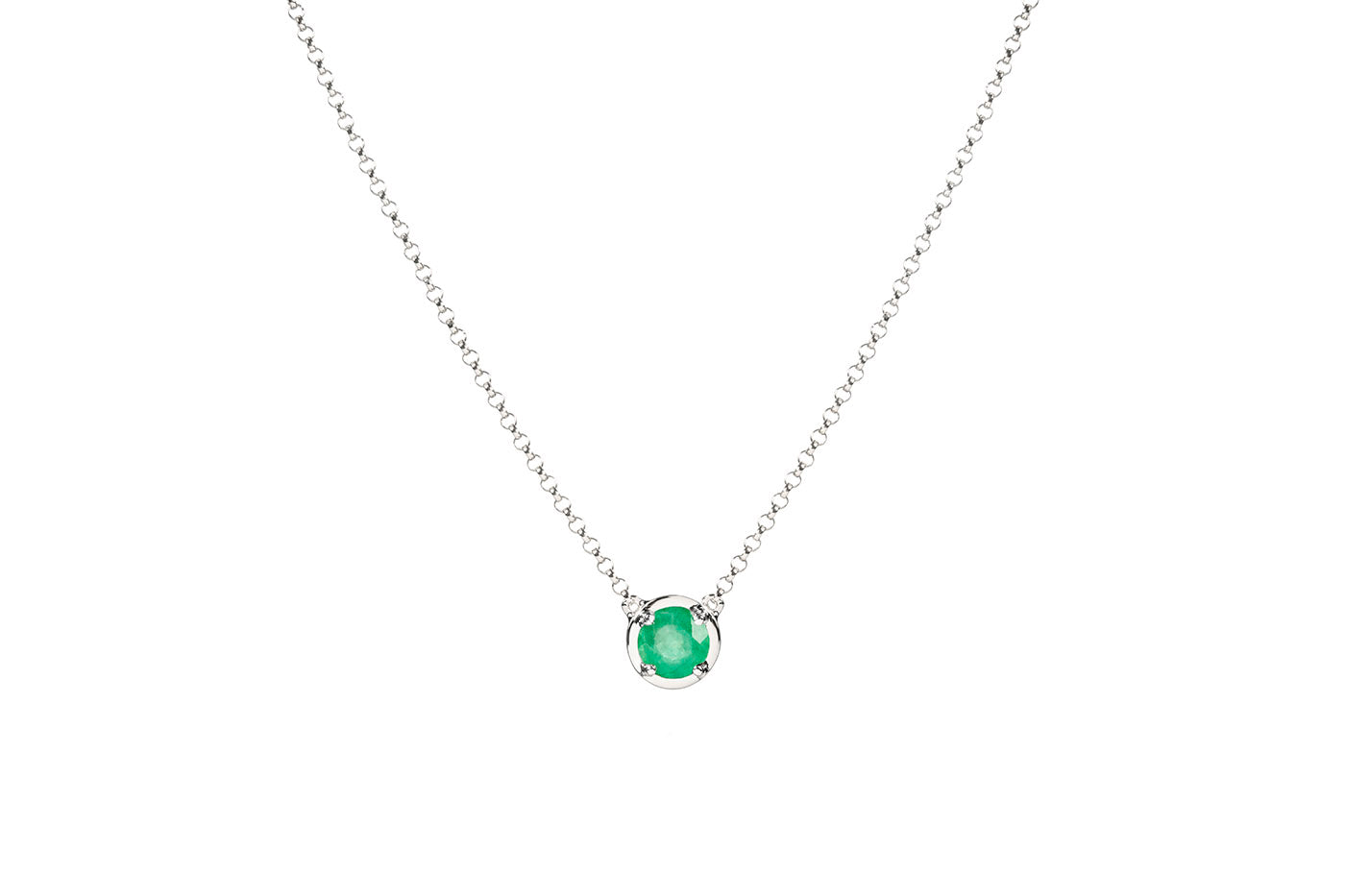 Emerald May Birthstone Necklace