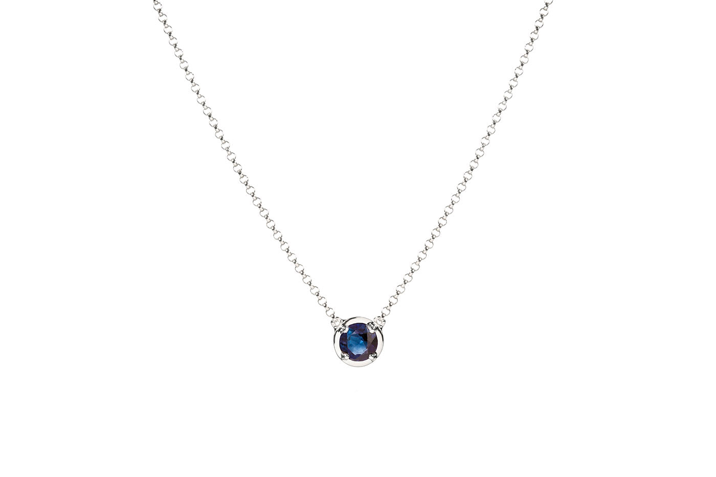 Sapphire September Birthstone Necklace